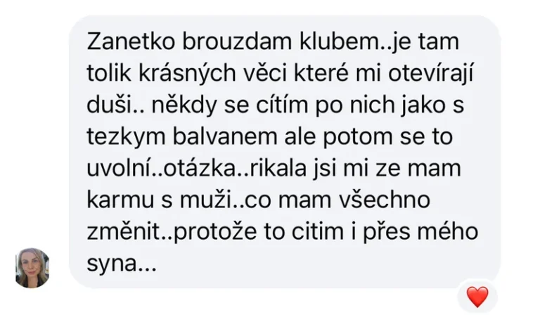 Reference – Online klub Přepis rodového otisku Žanetky Prejdové, obsah otevírající duši