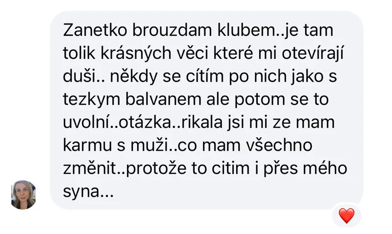 Reference – Online klub Přepis rodového otisku Žanetky Prejdové, obsah otevírající duši