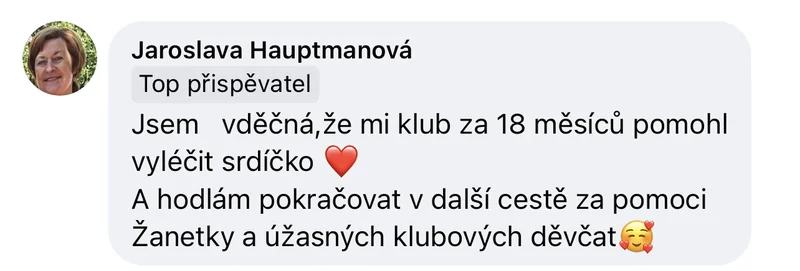Recenze klientky Online klubu Přepis rodového otisku – uzdravení srdce, dlouhodobá cesta, pokračování s Žanetkou